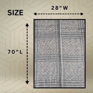 woven cotton scarf