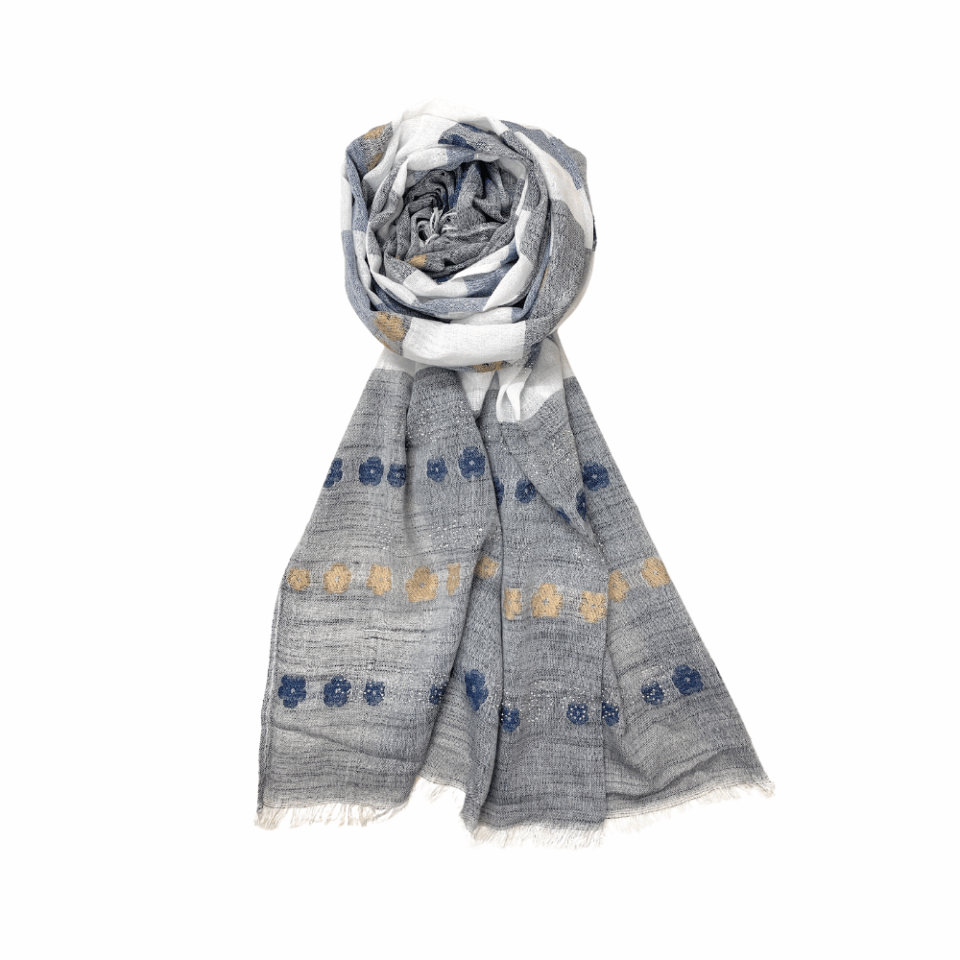 woven cotton scarf