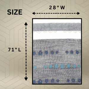 woven cotton scarf
