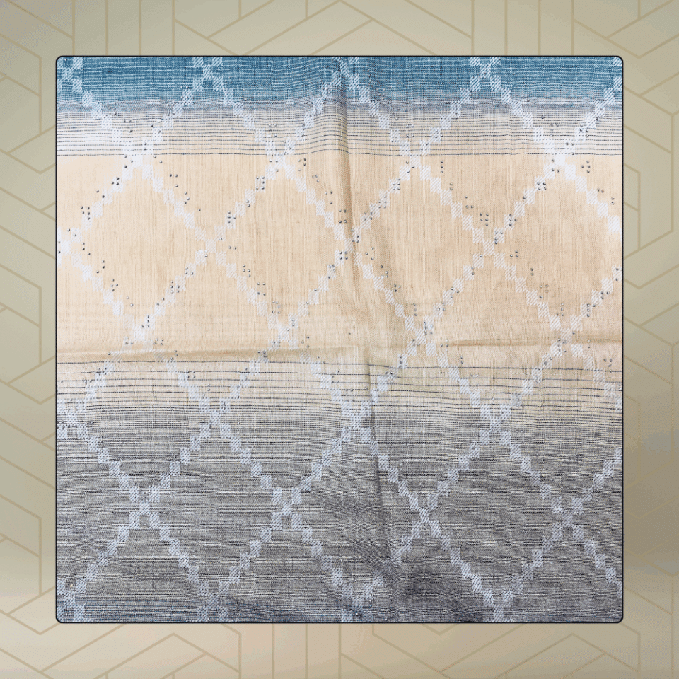 woven cotton scarf