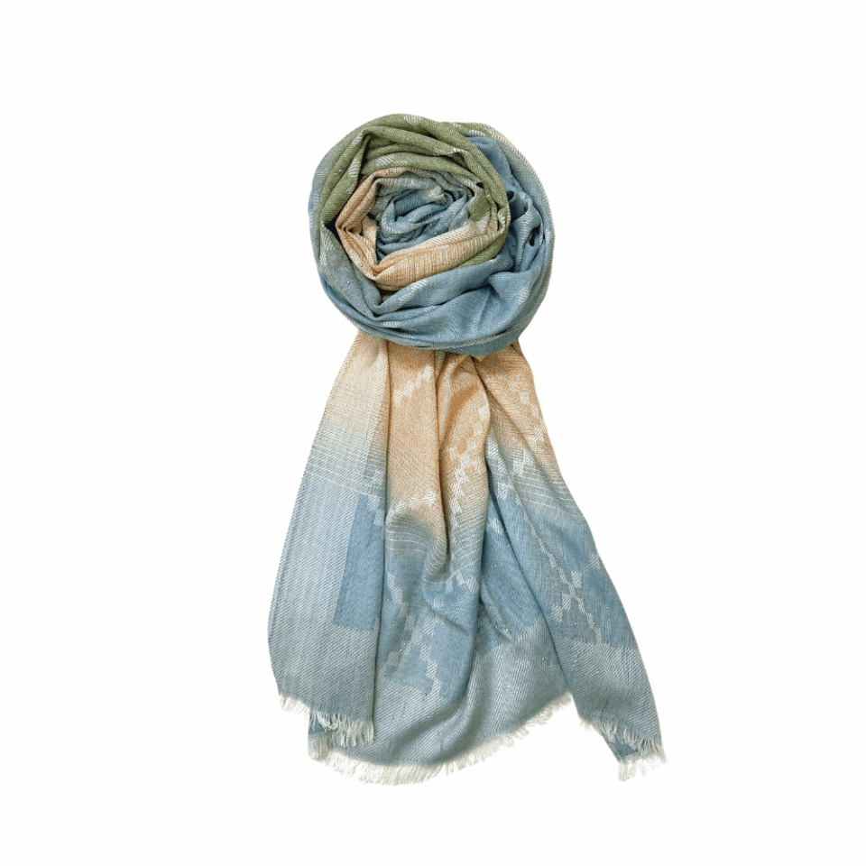 woven cotton scarf