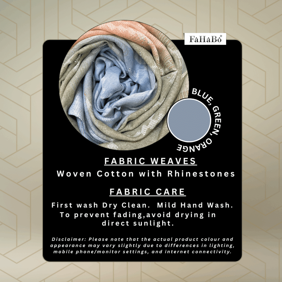 woven cotton scarf