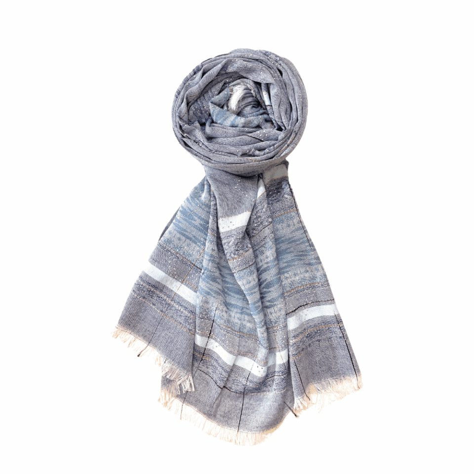 woven cotton scarf