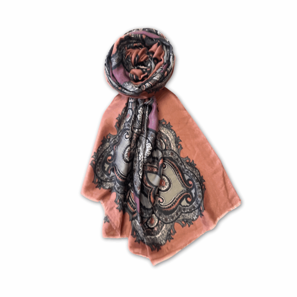 VISCOSE COTTON SCARF
